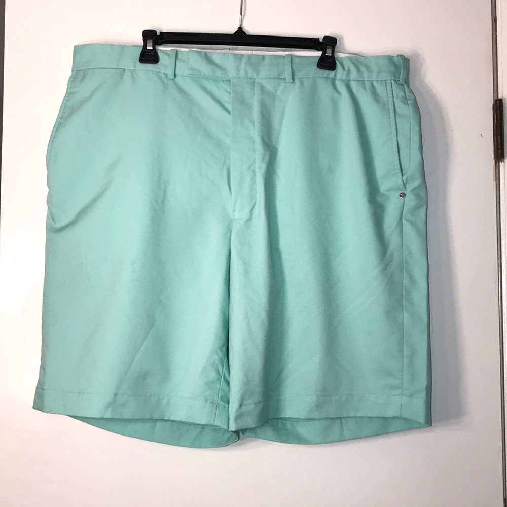 Mint Green Golf Shorts